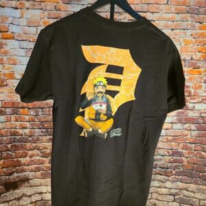 Naruto Shippuden Primitive Skateboards Graphic T Shirt Black Mens M Anime Tee